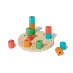 LOVEVERY Wooden Stacking Pegboard